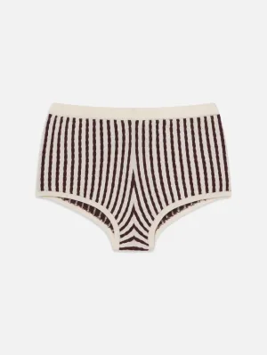 Open Glow The Cable Shorts -- Burgundy Multi