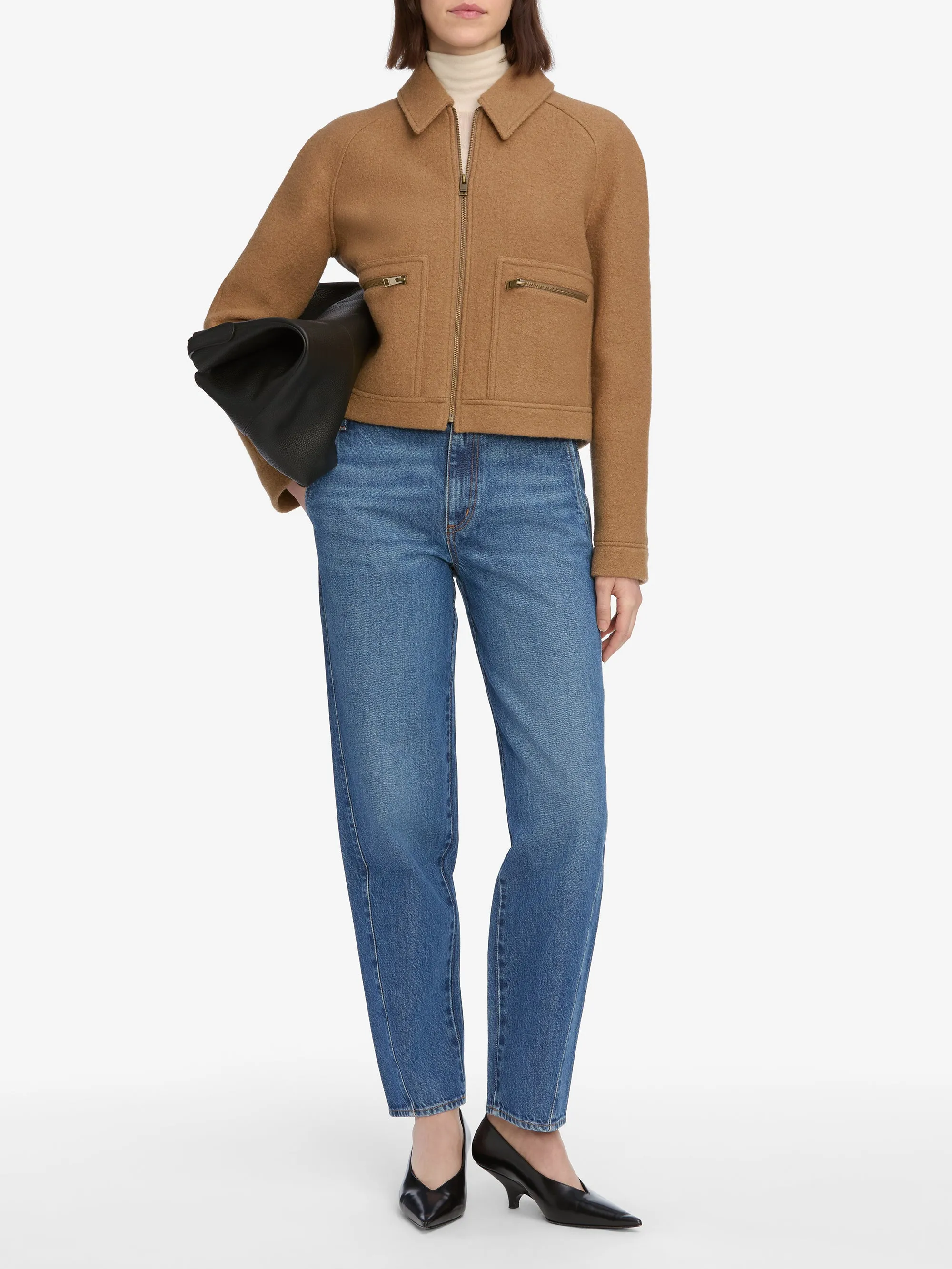 The Candle Trouser -- Swan Dark wash Wardrobe Essential