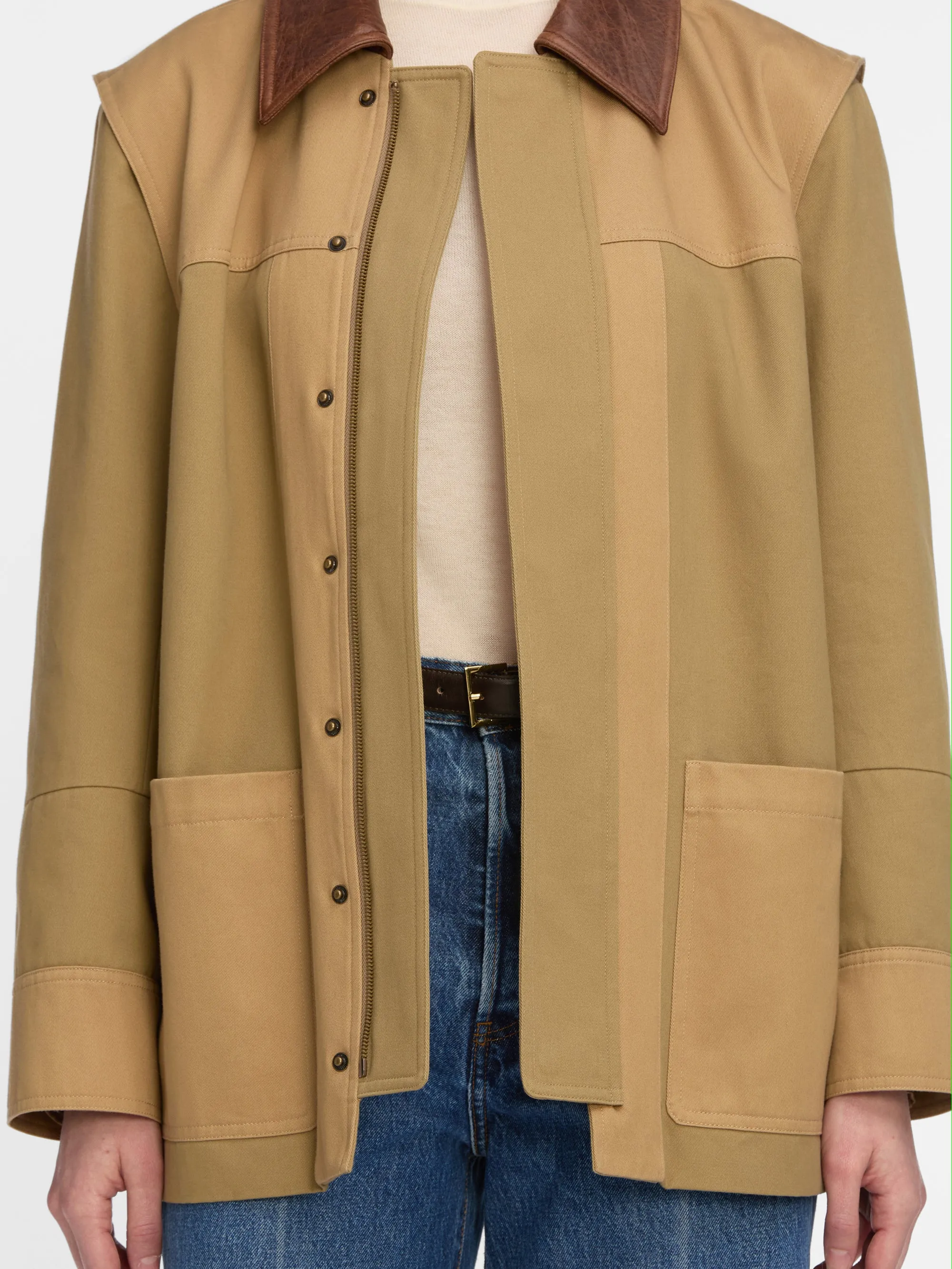 The Chore Jacket -- Khaki Oversized style