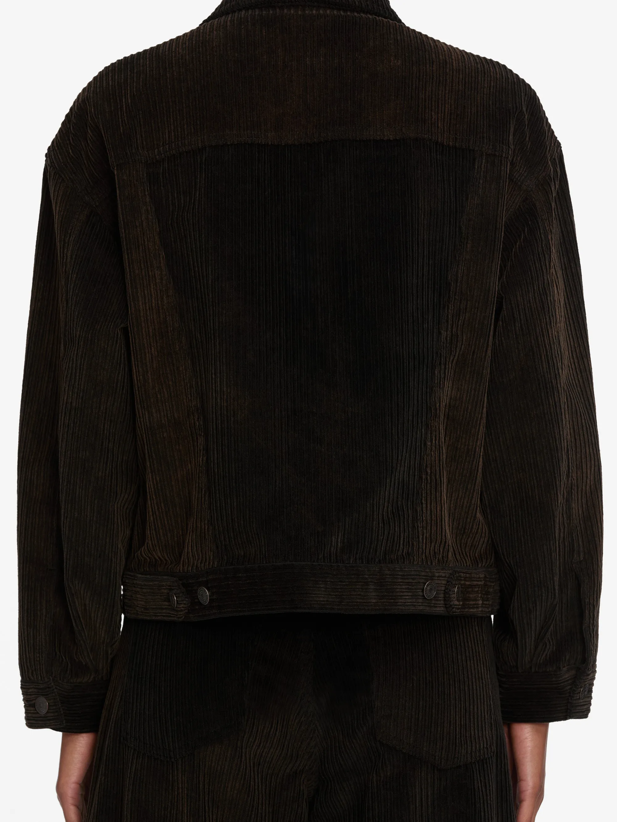 The Corduroy Jacket -- Umber RibbedTrims Light Reflective