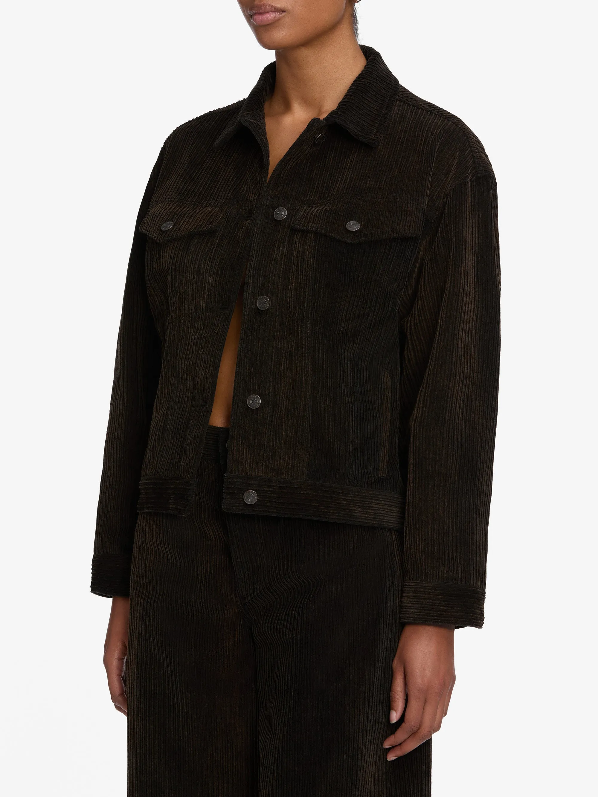 Soft Comfort Design The Corduroy Jacket -- Umber