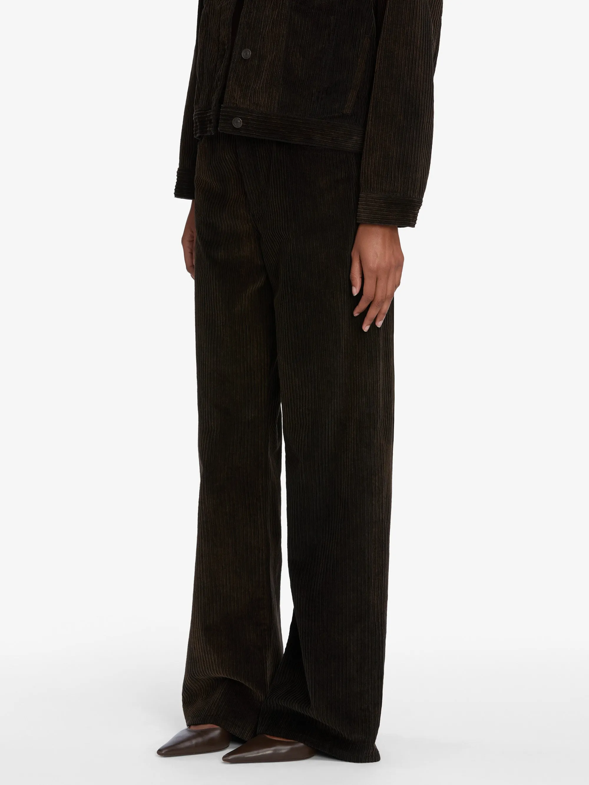 EcoFriendlyBlend The Corduroy Loose -- Umber