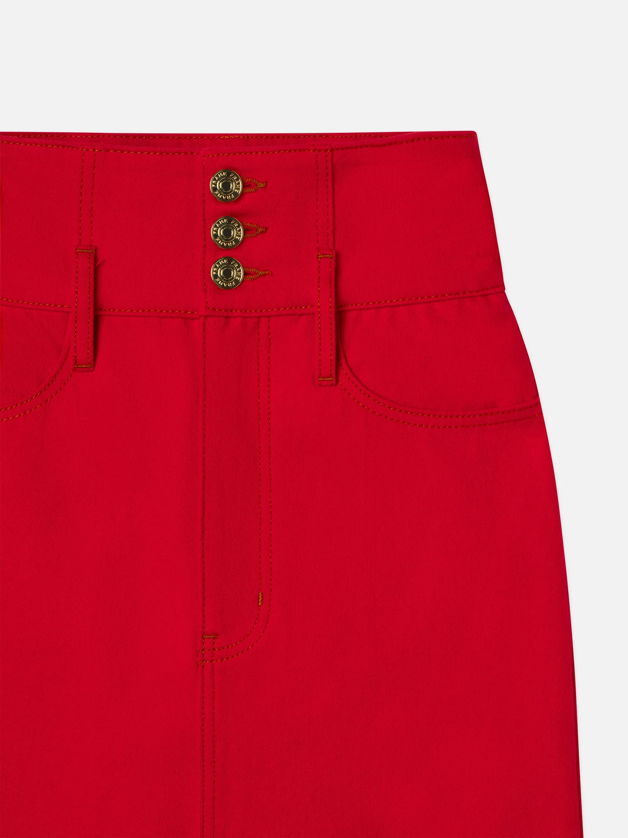 The Corset Mini Skirt -- Herrera Red Flex Wear