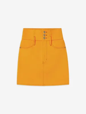 The Corset Mini Skirt -- Marigold Air Flow
