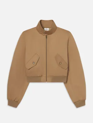 The Harrington Jacket -- Camel Durable Fabric