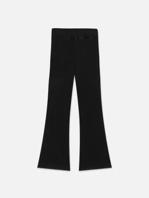 Soft Brush Lining Quick Conversion Hem The Jetset Crop Mini Boot -- Sheen Noir