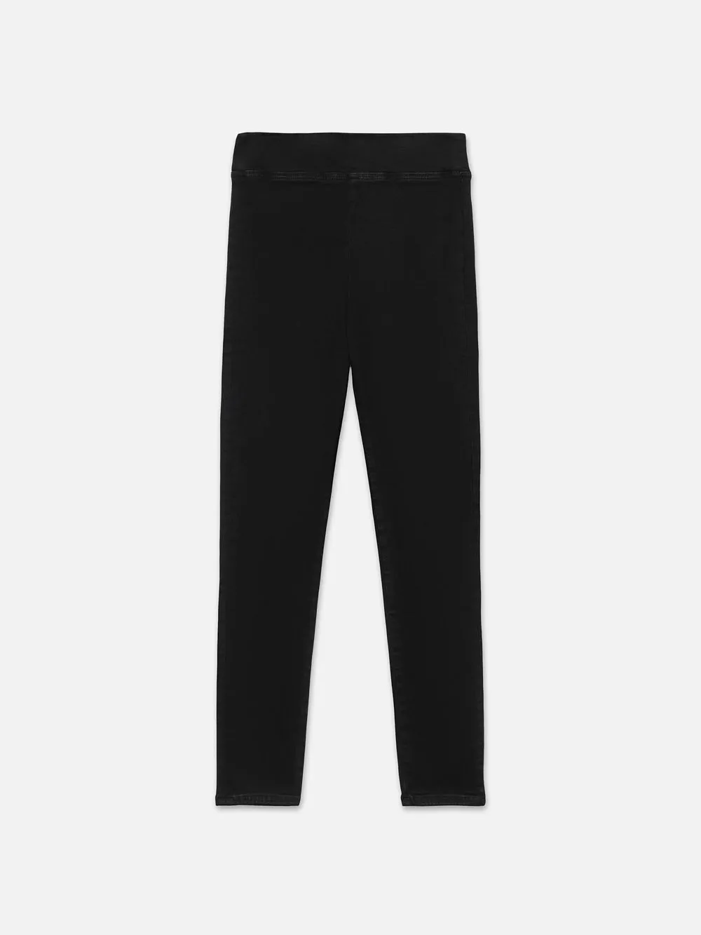 Tapered ankle Premium Look The Jetset Skinny Crop -- Sheen Noir