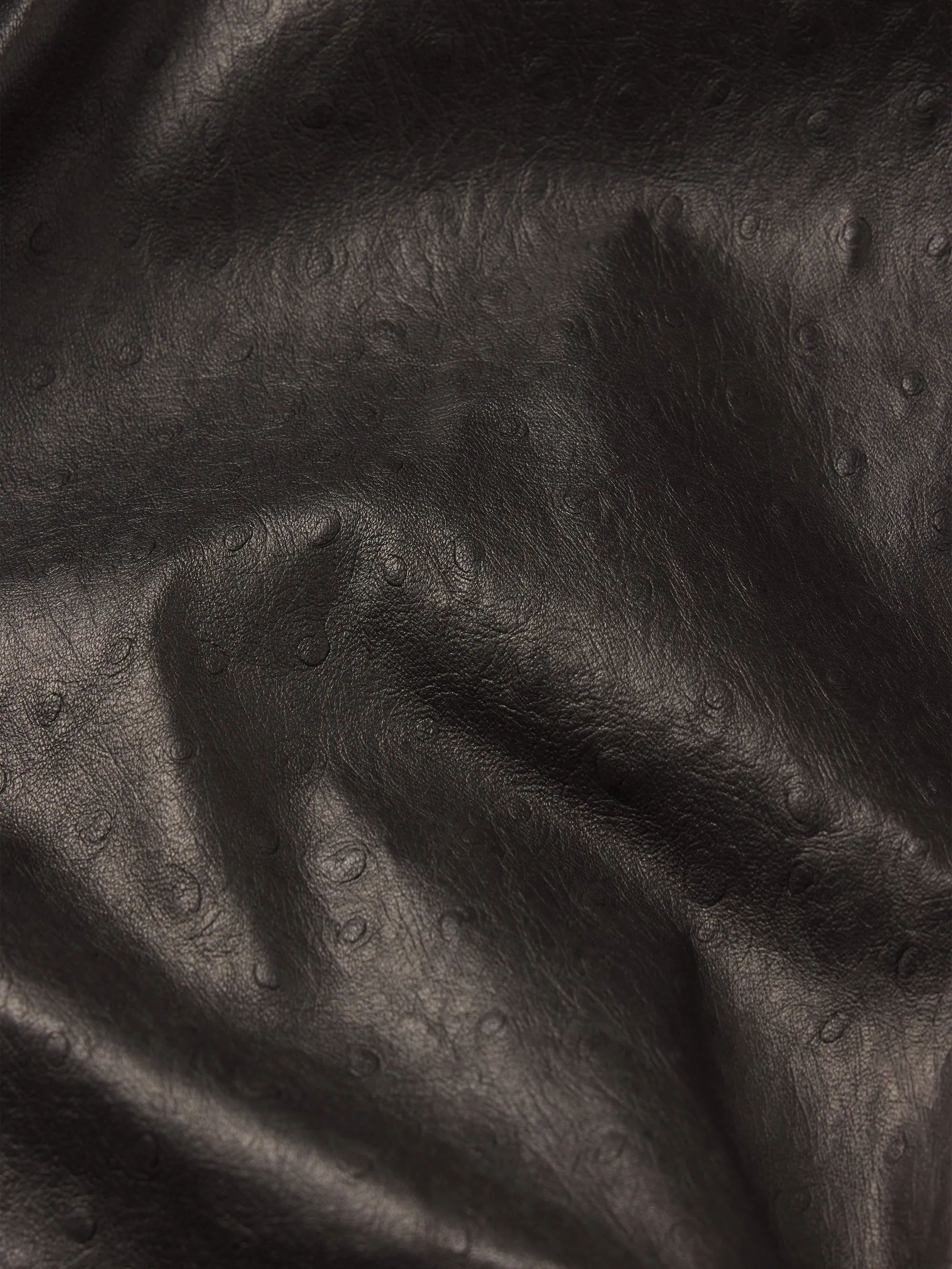 The Leather Harrington Jacket -- Coffee Casual Comfy Layer