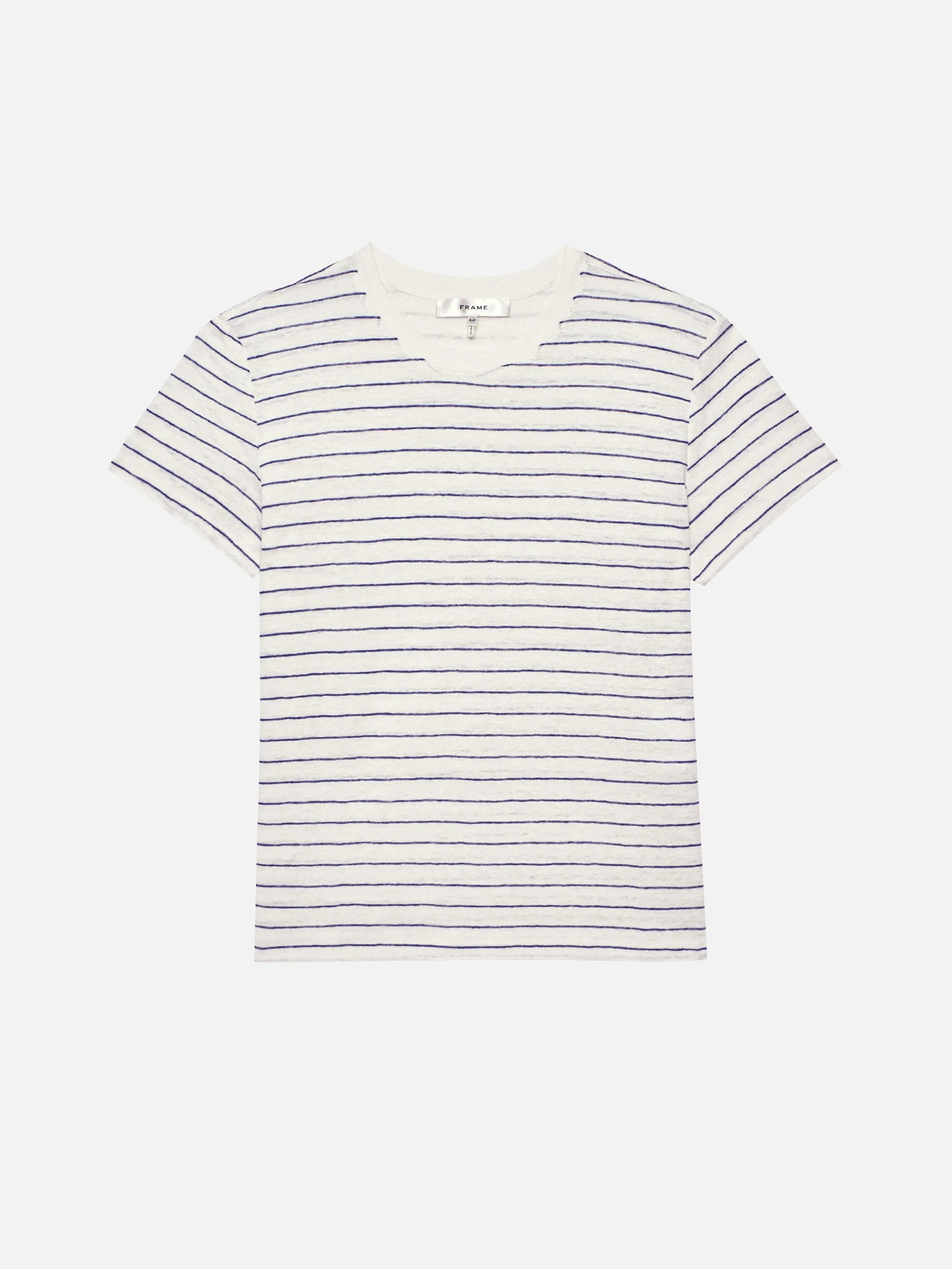 Seasonal Casual The Linen Baby Tee -- Navy Multi