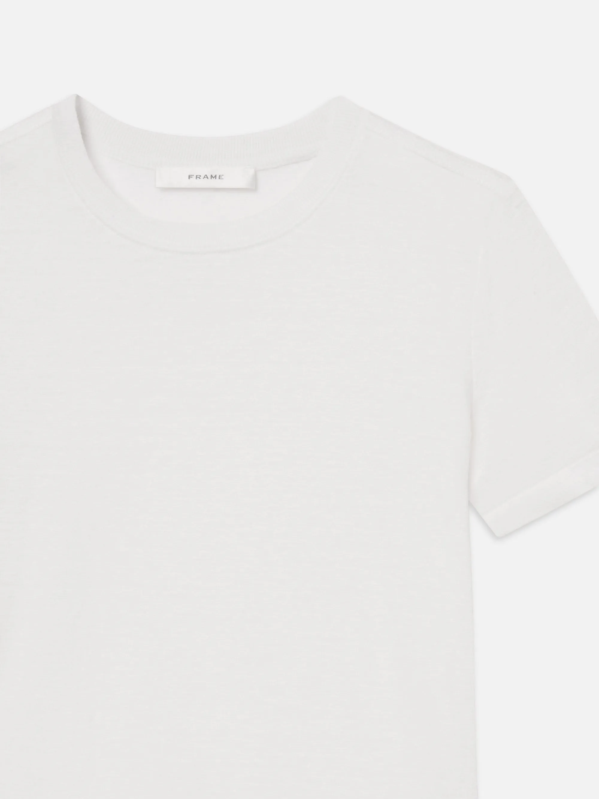 The Linen Baby Tee -- White Timeless Comfort Wear Timeless Wear