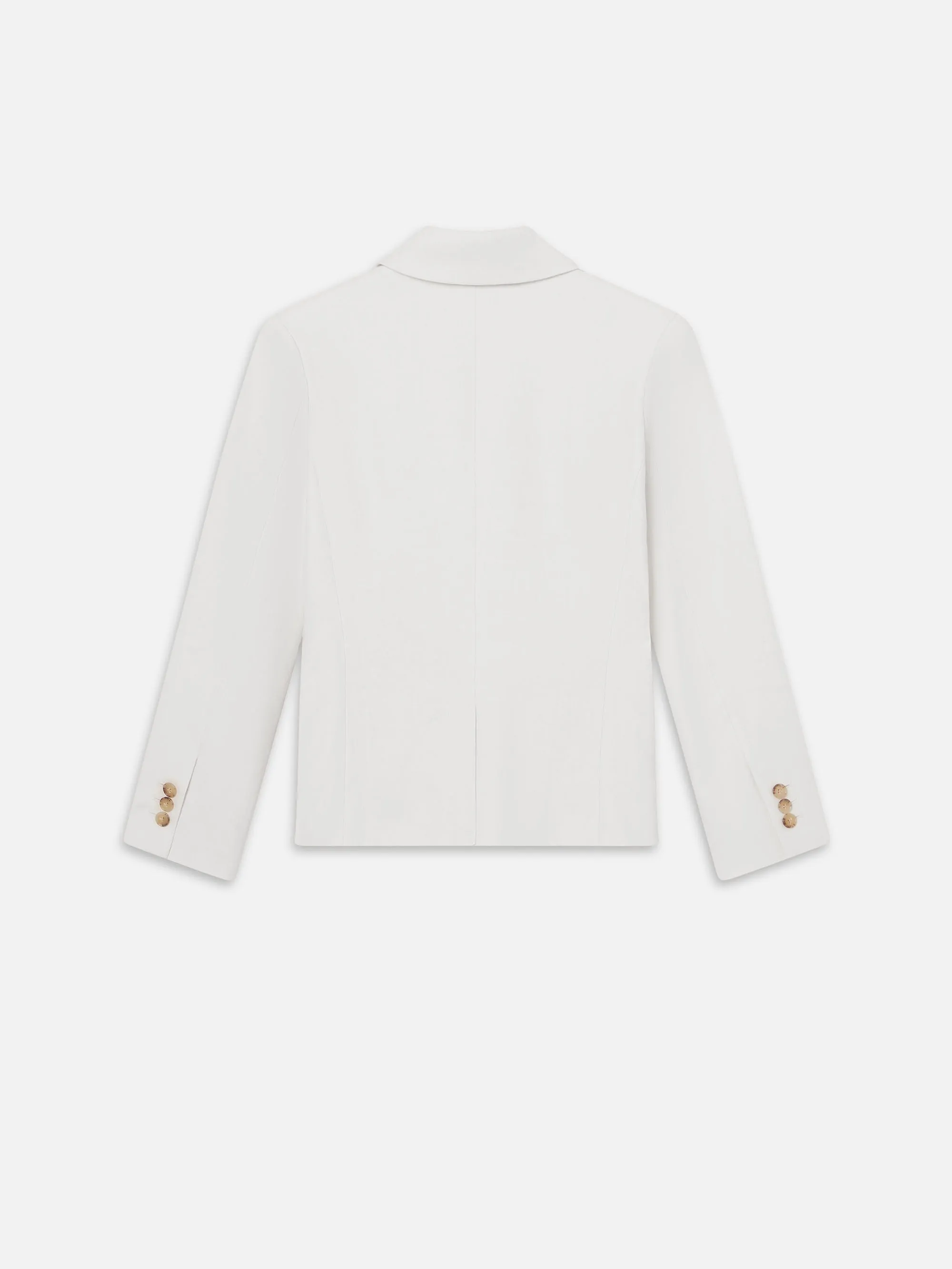 Autumn Vibe The Linen Smart Blazer -- White