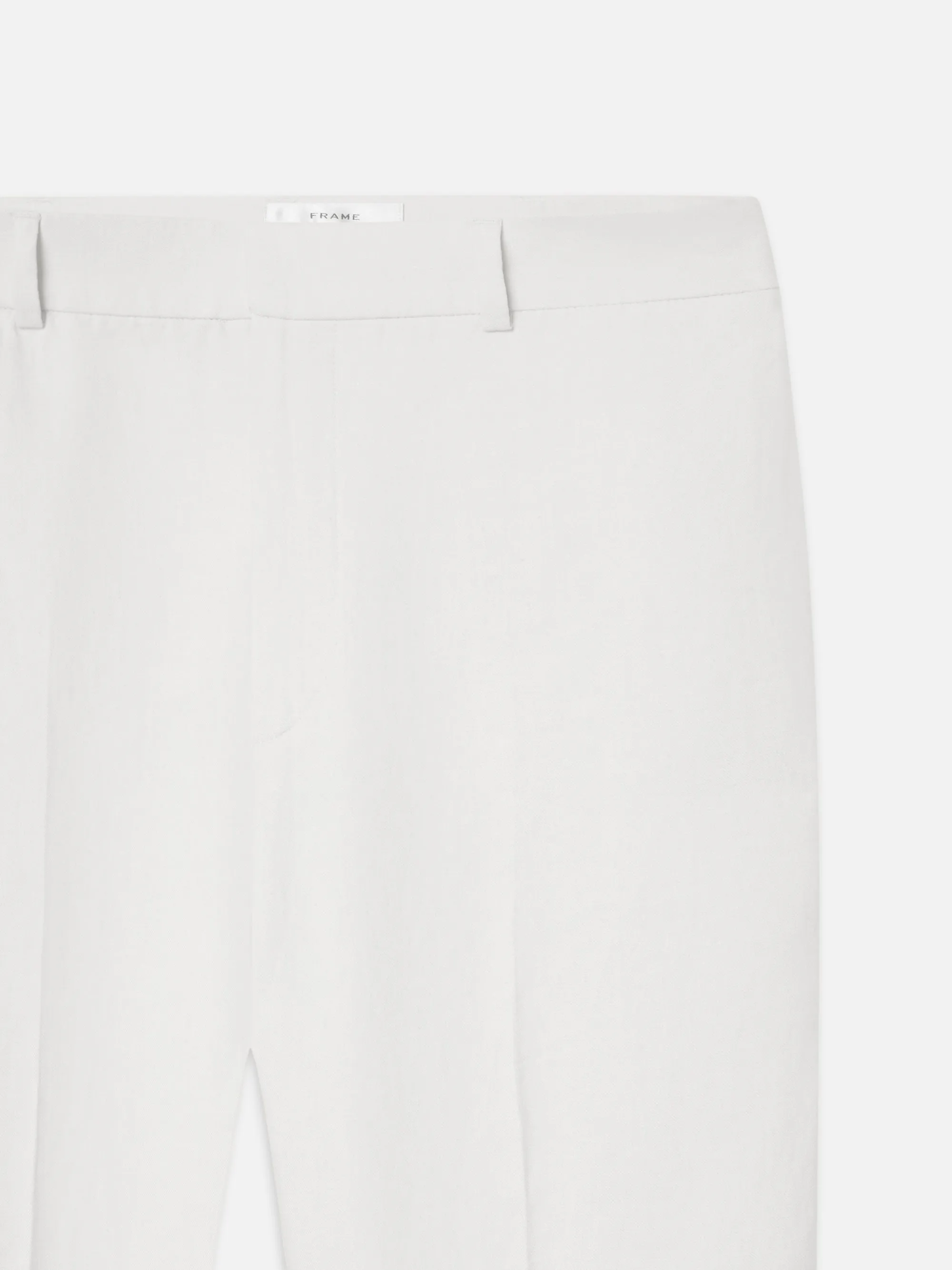 No Iron The Linen Trouser -- White