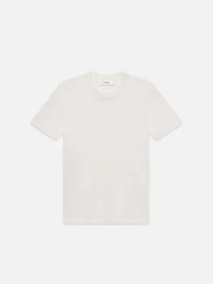 The Luxe Baby Tee -- White City Casual EcoConscious Processing