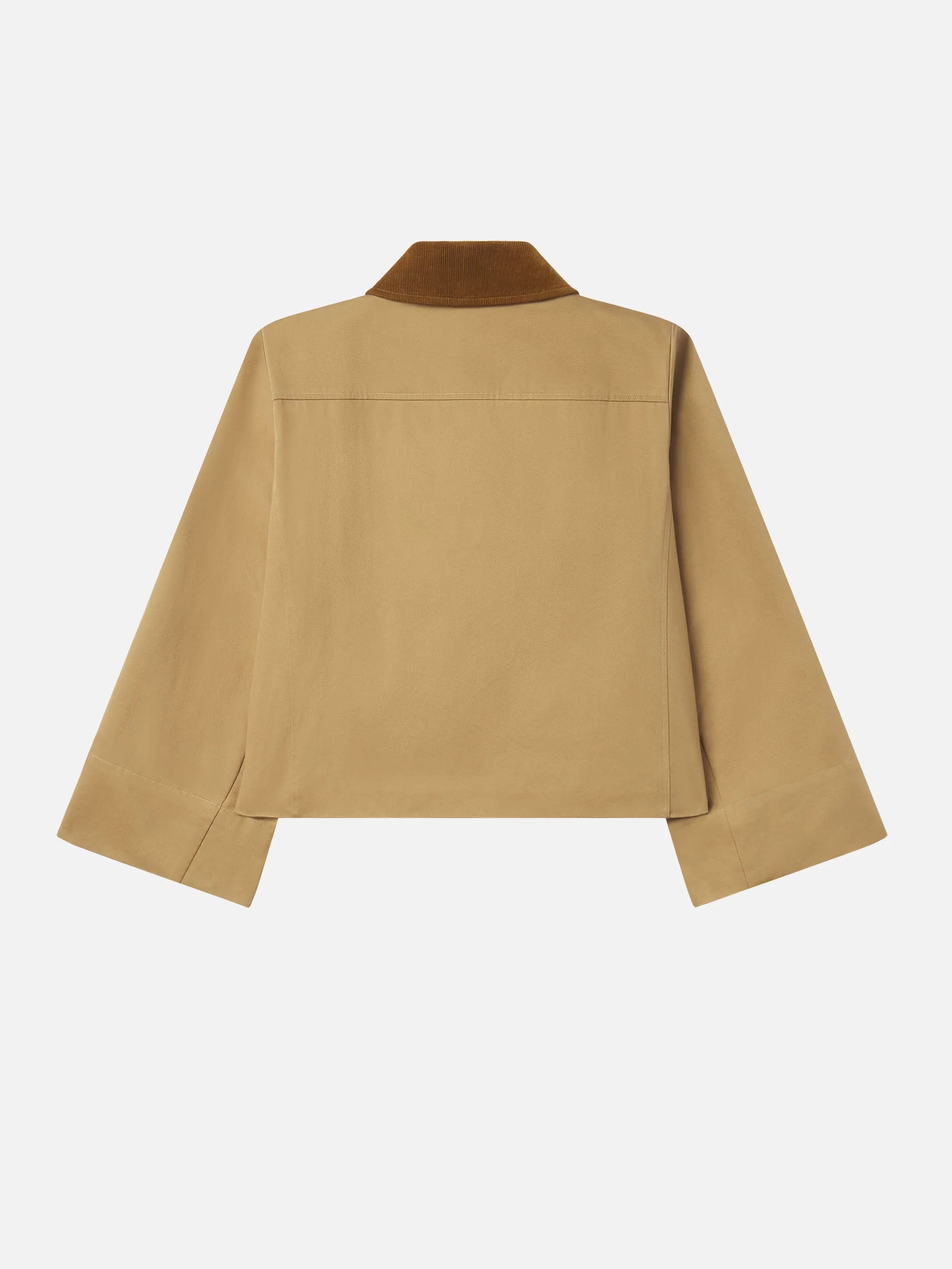 The Mini Swing Jacket -- Khaki WaterRepellent Finish Smart Weather Style