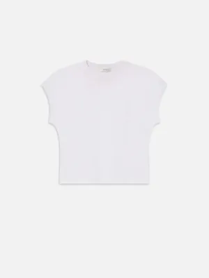 The Muscle Tee -- White Street Comfort Style