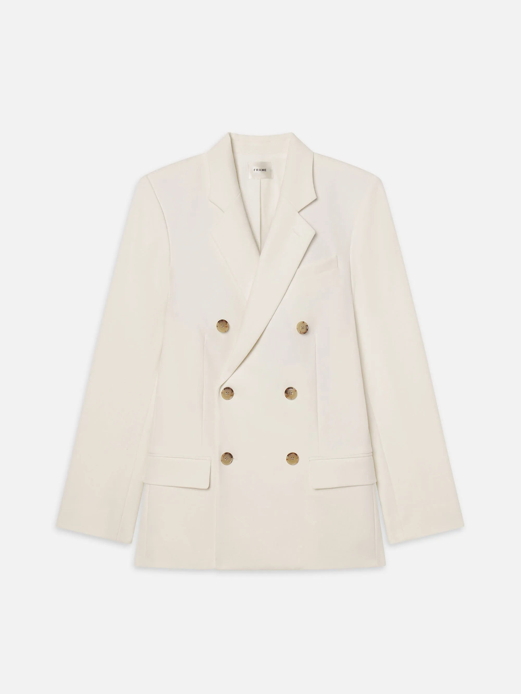 The Relaxed Everyday Blazer -- Ecru Daywear Staple Sleek Utility