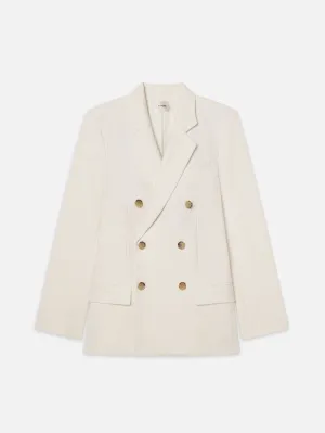 The Relaxed Everyday Blazer -- Ecru Modular Attachments Autumn Ready