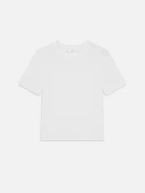 The Rib Baby Tee -- White ethical Kids playfulness
