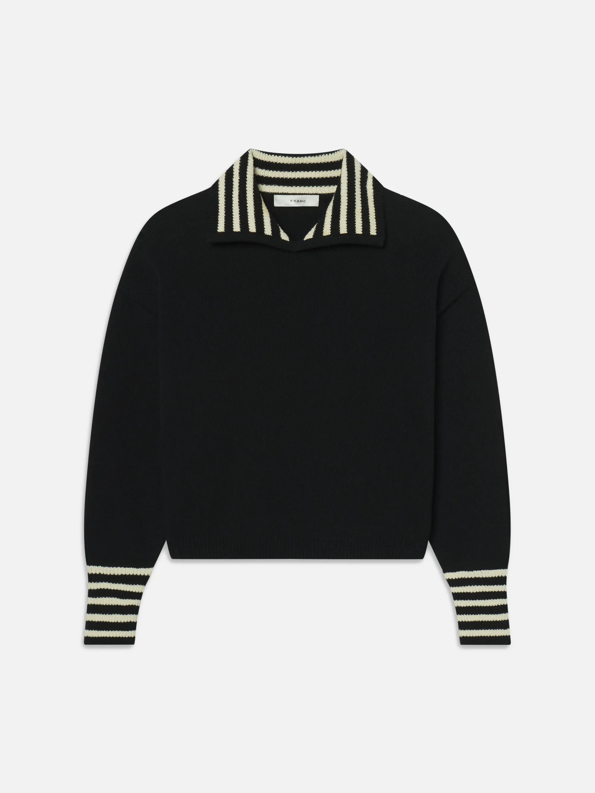 Classic Comfort Morning Chill The Sailor Pullover -- Black Multi