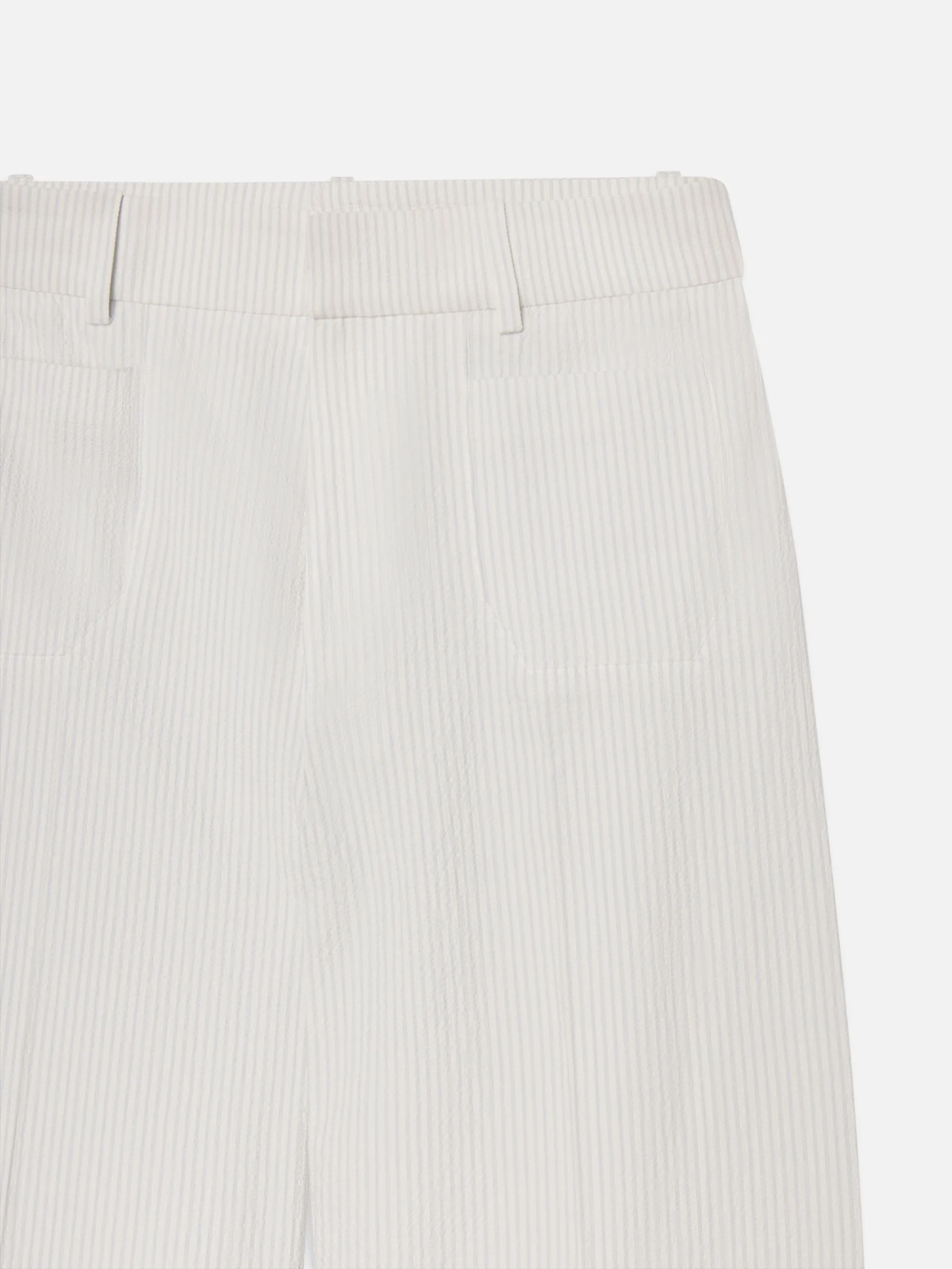 Comfy Flex Ultra Stretch The Seersucker Modernist Trouser -- Light Chambray Multi