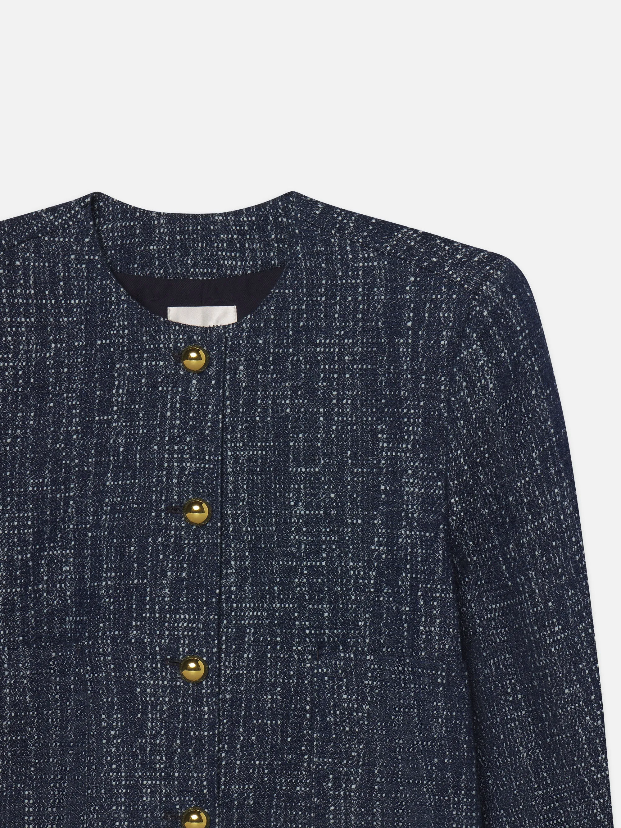 Logo Free Style The Tweed Jacket -- Indigo