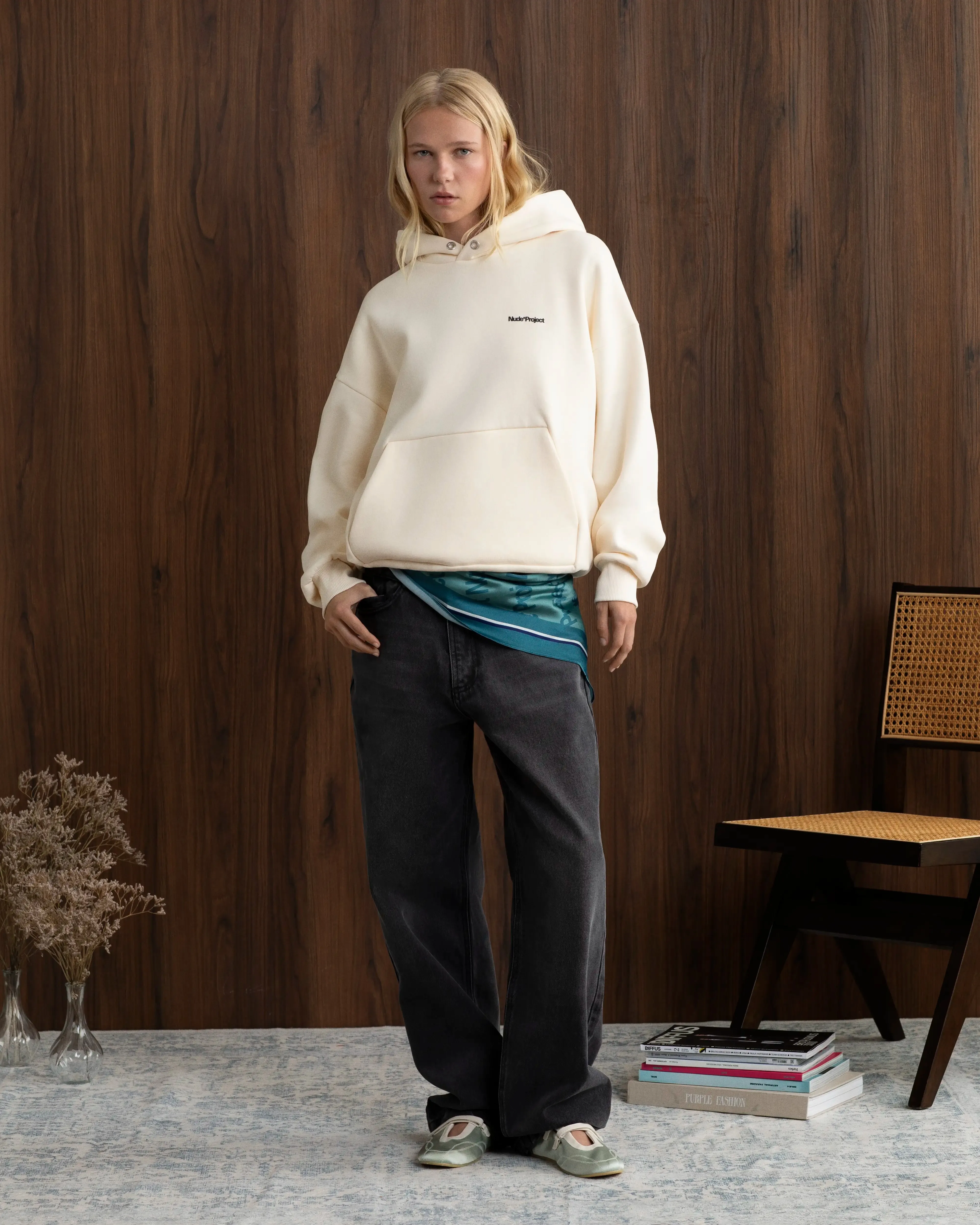 Origins Hoodie Marshmallow quick dry