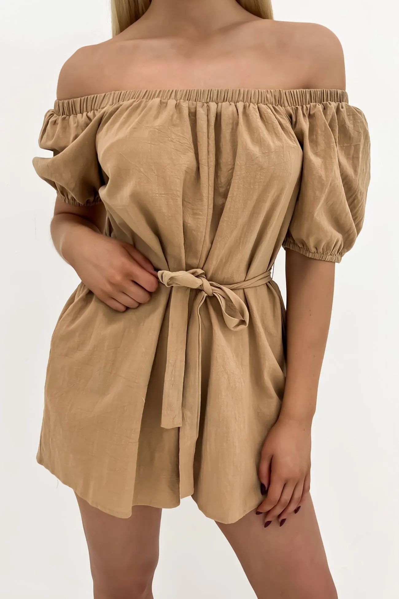 Ventilated Back Panel Cold Weather Gear Amayah Playsuit Brown