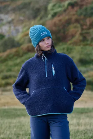 Airflow Mesh Panels Toast Fleece - Deep Navy