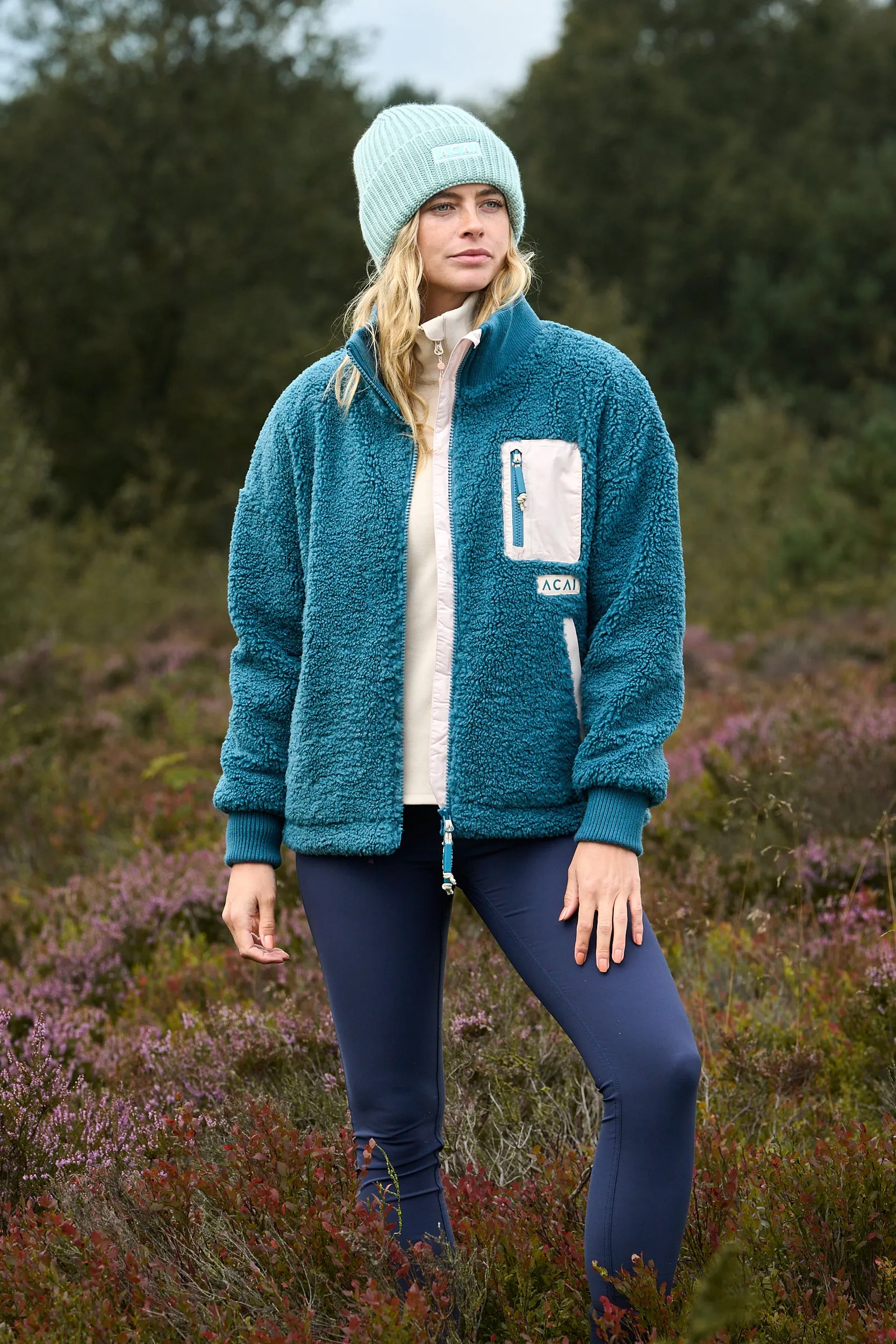 Adventure Fleece - Wild Fern Snag Free Zipper Technology Snap Closure System