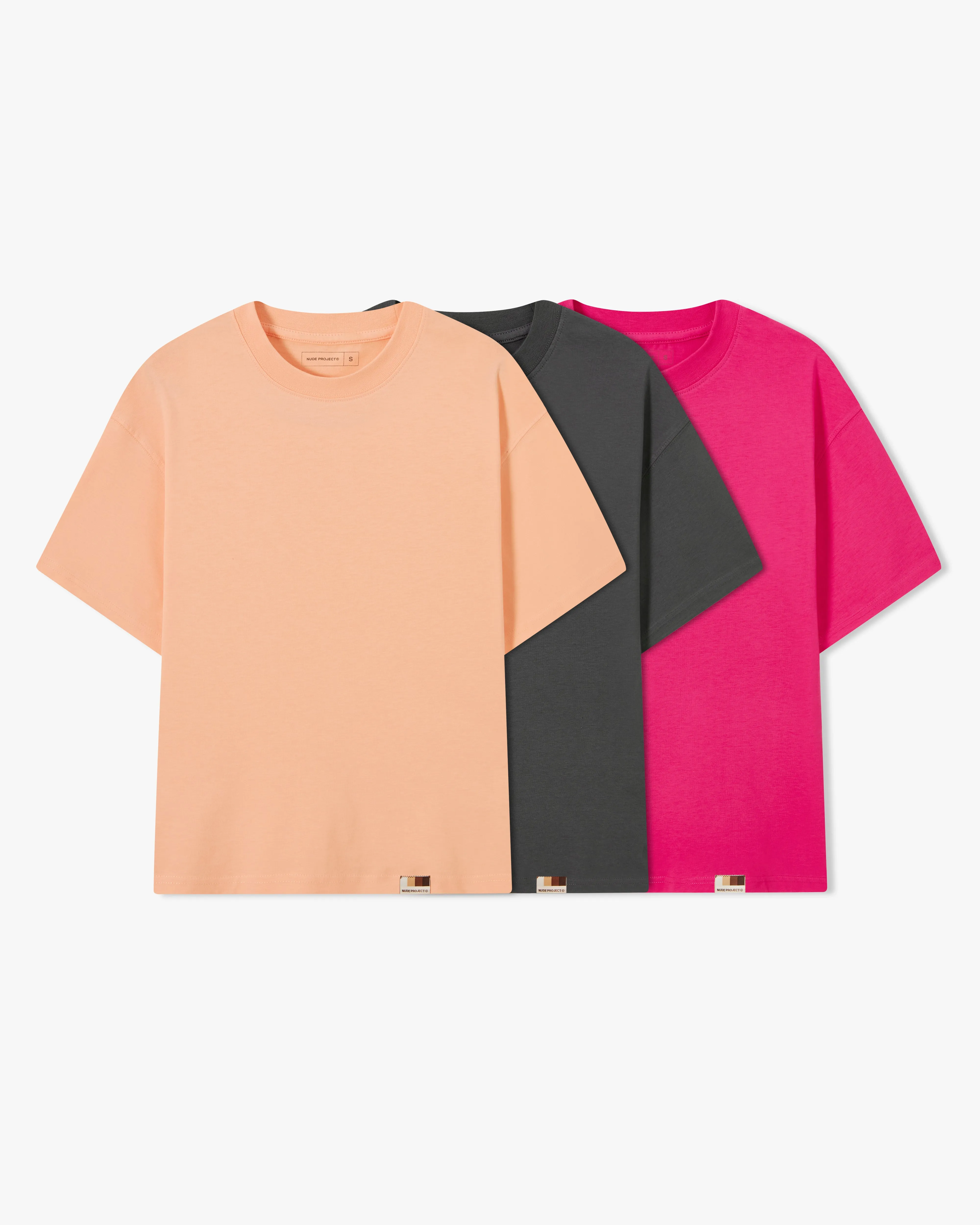 Basic Tee Salmon/Ash/Pink 3Xpack Stylish accessories FastDrying Inner Layer
