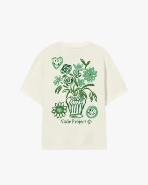 Jarron Tee Marshmallow Denim Cool