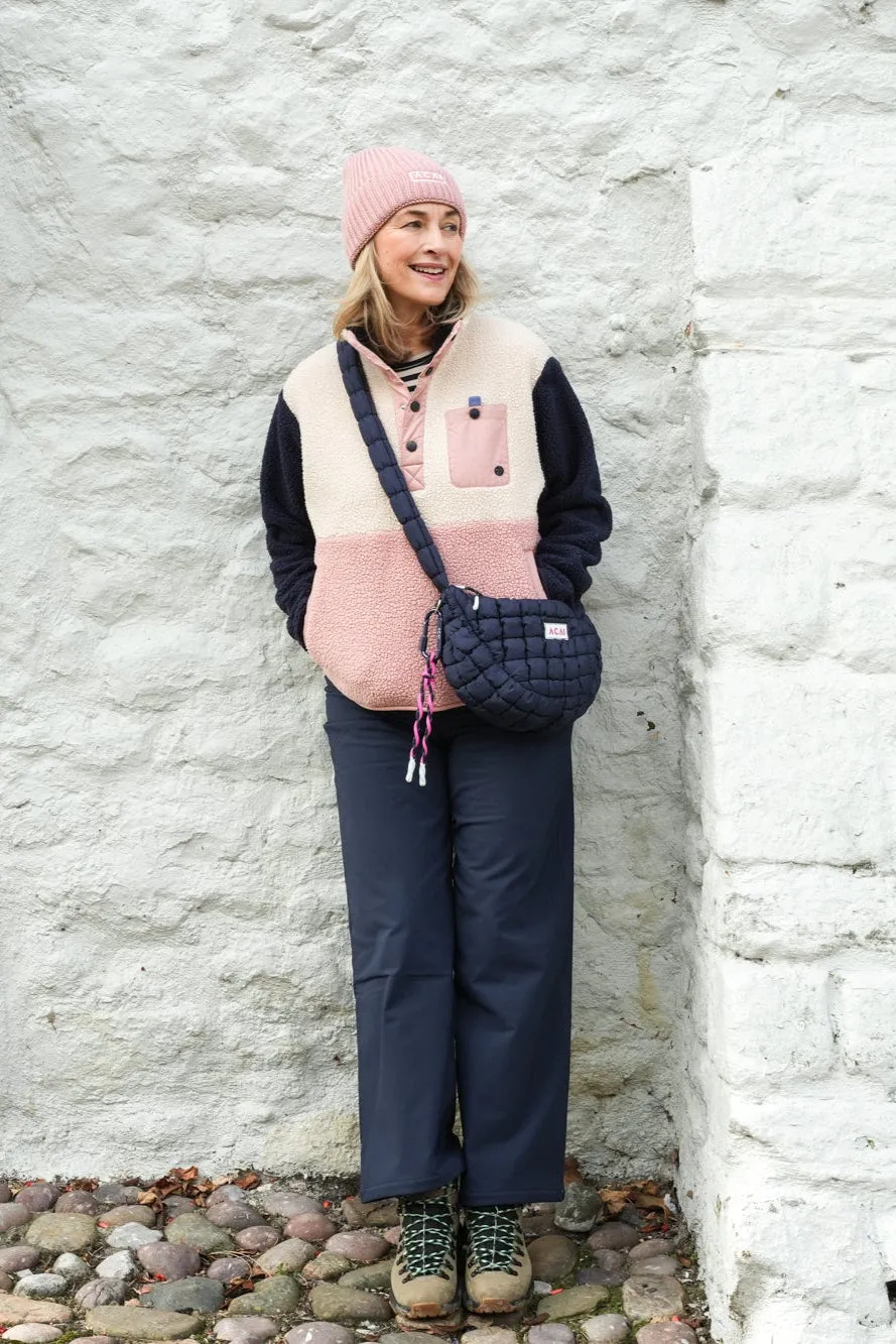 Thermal Straight Leg Trousers - Deep Navy Stay Active Durable Utility