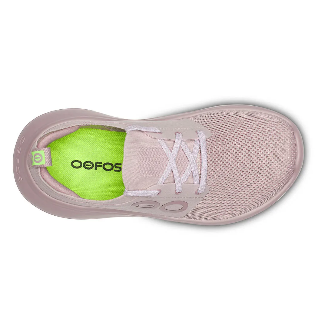 running on grass Womens Oofos OOmy Stride in Stardust