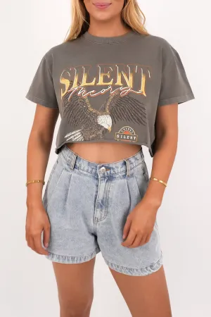 Formation Crop Tee Coal Business Meeting Versatile Wear