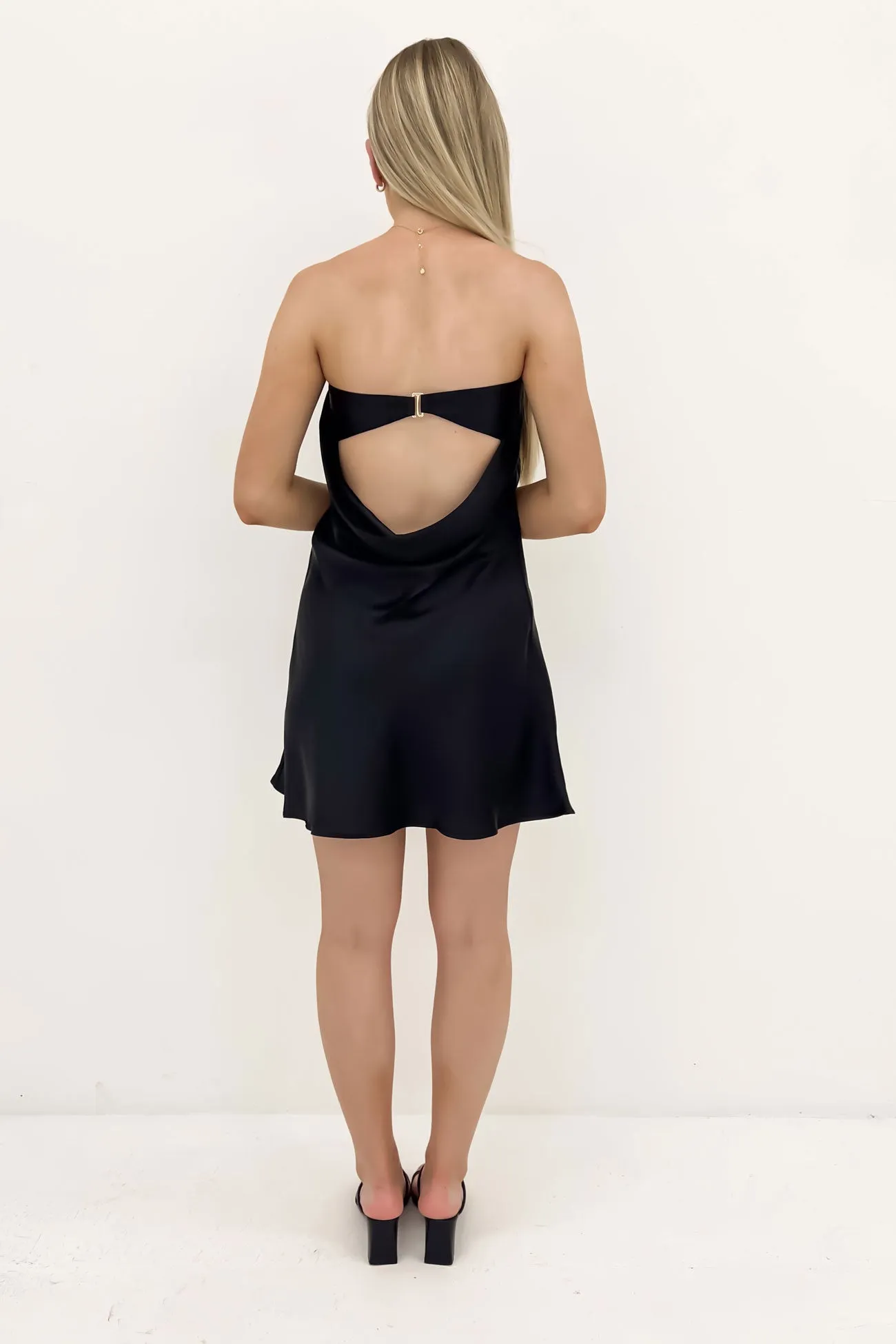 Kole Mini Dress Black Comfortable Fashion Gentle Look