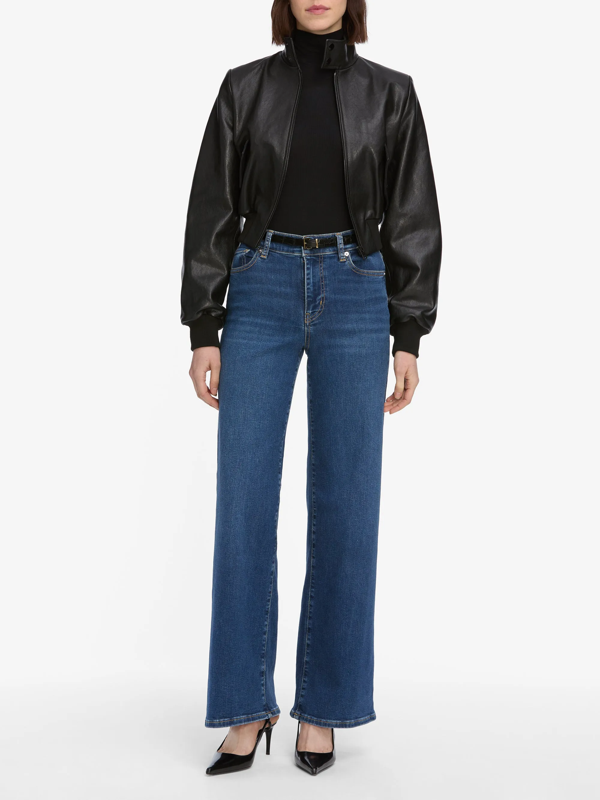 Le Slim Palazzo -- Femma Flex Fit Design