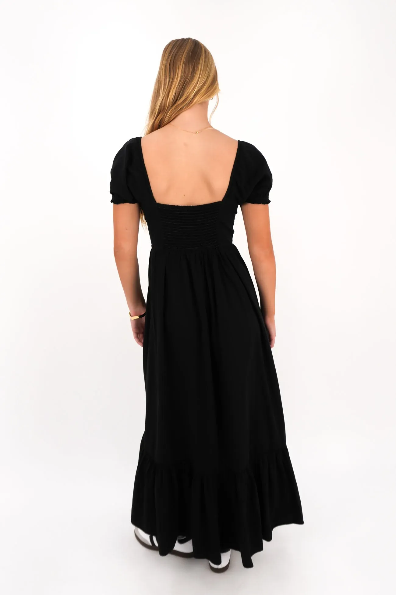 Sadie Maxi Dress Black Comfy Fit