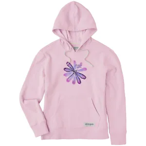 Cozy Style Women's Nature Heals Dragonfly Simply True Fleece Hoodie