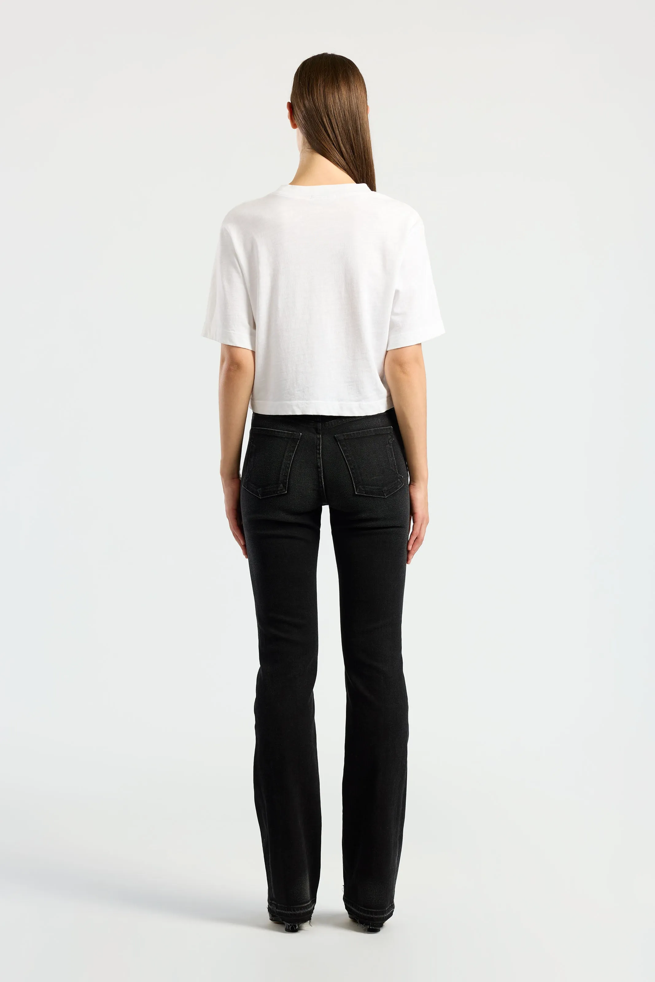 Tokyo Crop Tee Office Attire Lightweight Design