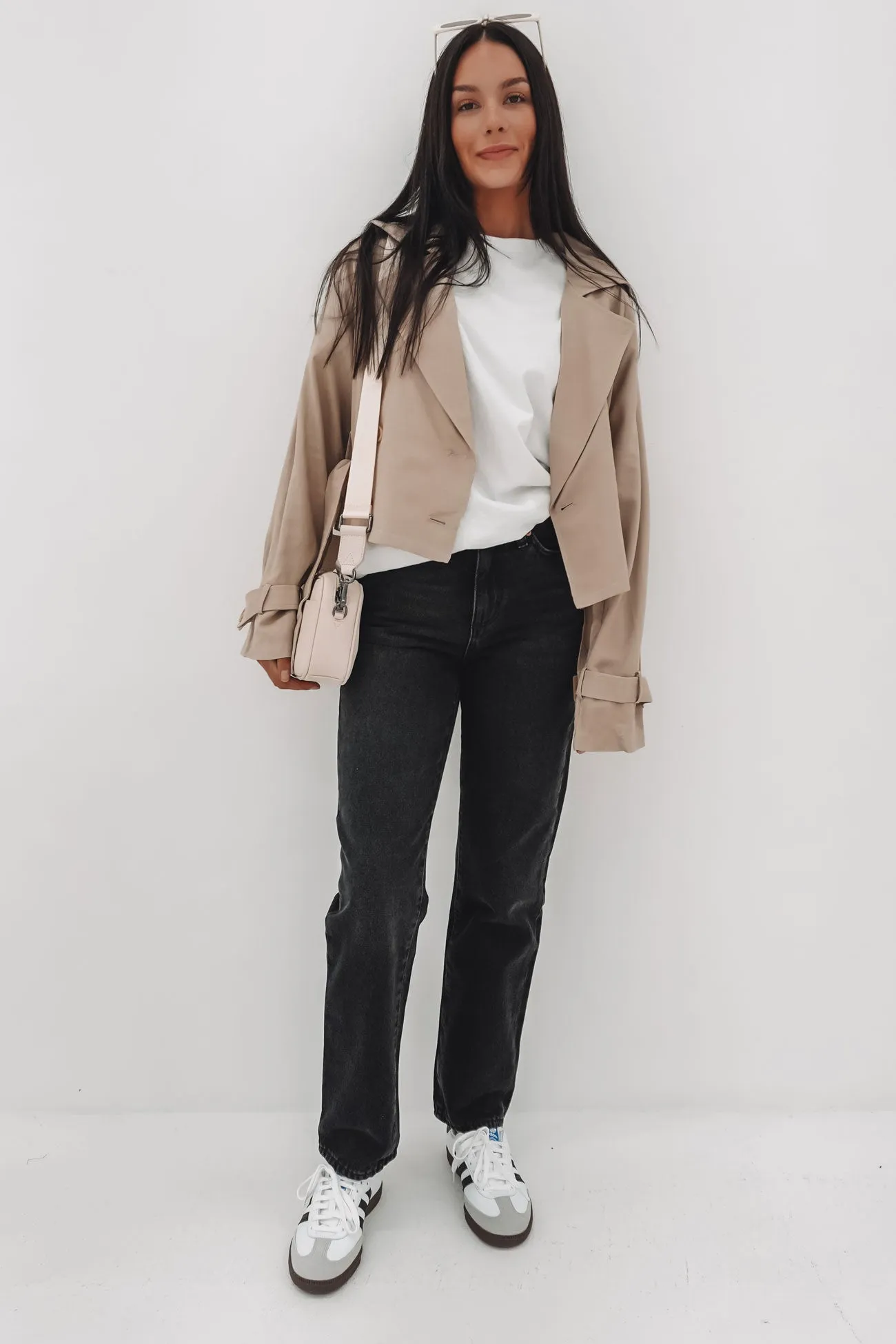 Toledo Crop Trench Bone Multi Directional Stretch