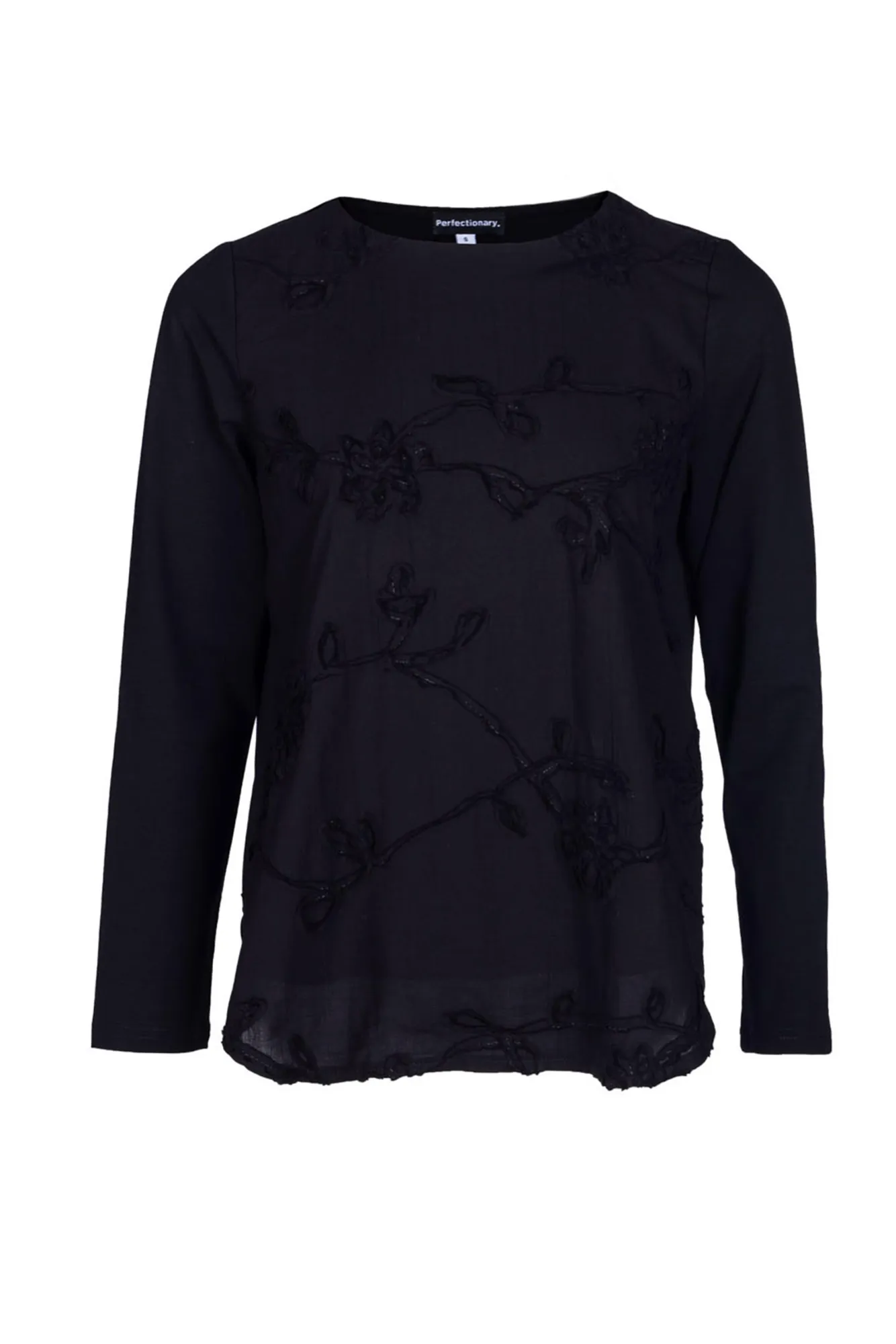 clean design Casual Day Top | Black | 4561B1