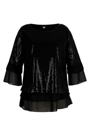 SnagFree Surface Recycled Polyester Top | Black | 8242B1