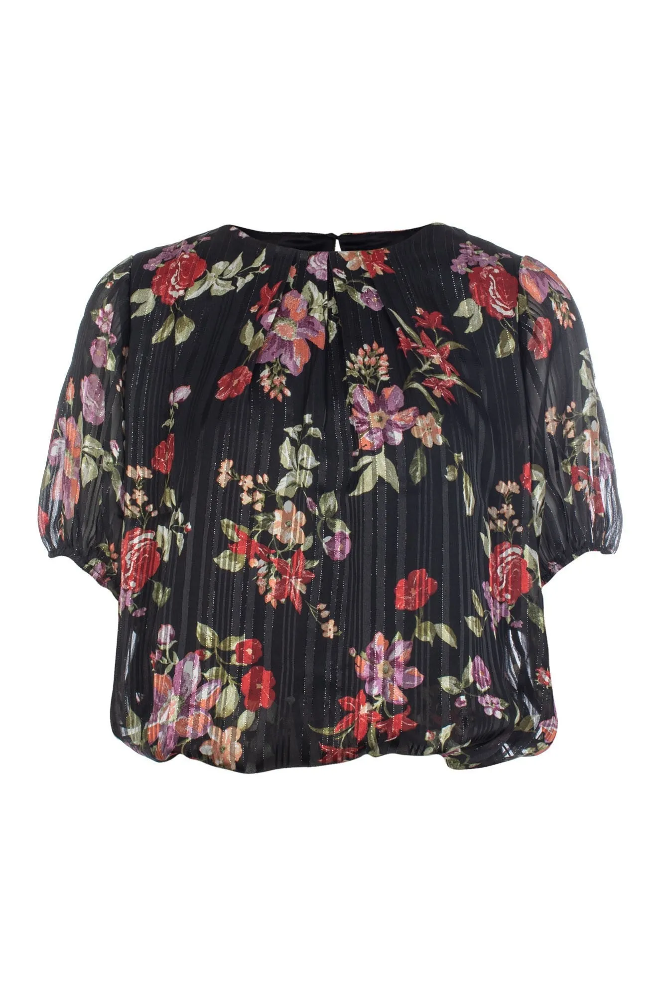 Top | Black Lilac Bouquet | 8561C1 Still Glow