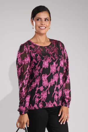 TOP | Black Magenta | 0040B1 HygroscopicFiber
