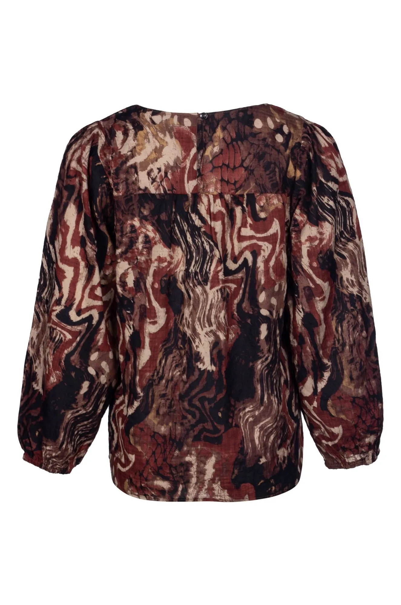 Top | Cinnamon Black Abst | 6531B1 Soft Knit Boss Vibe