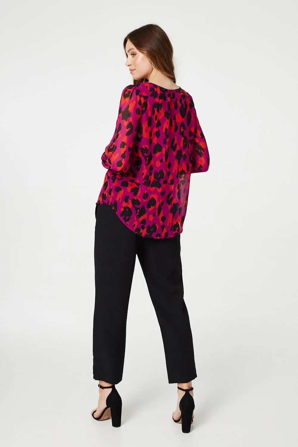 Work Wear Royal Charm Top | FUCHSIA | 21BB1
