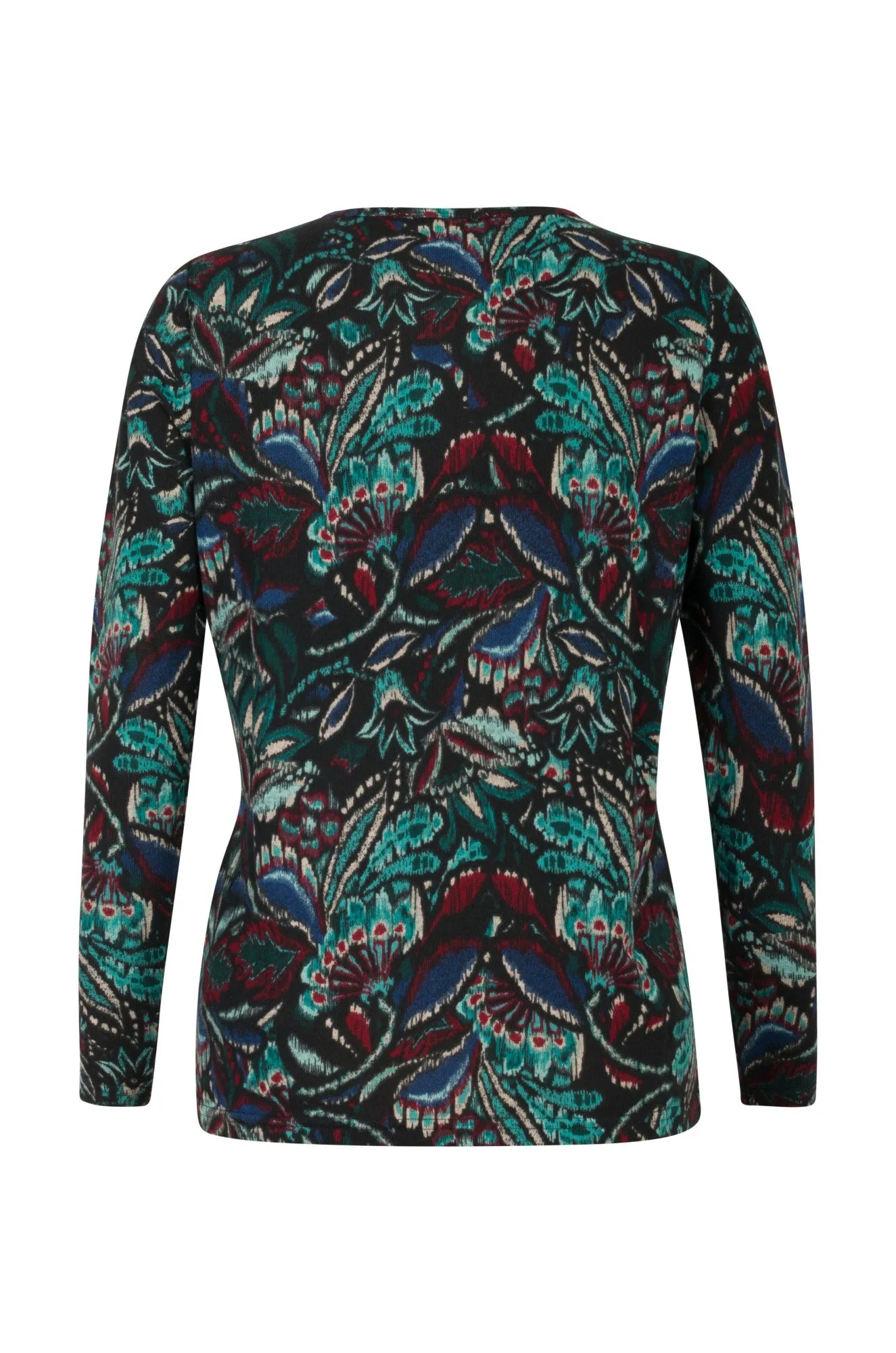 Classic Mode Top | Jade Blue Garden | 7891B1