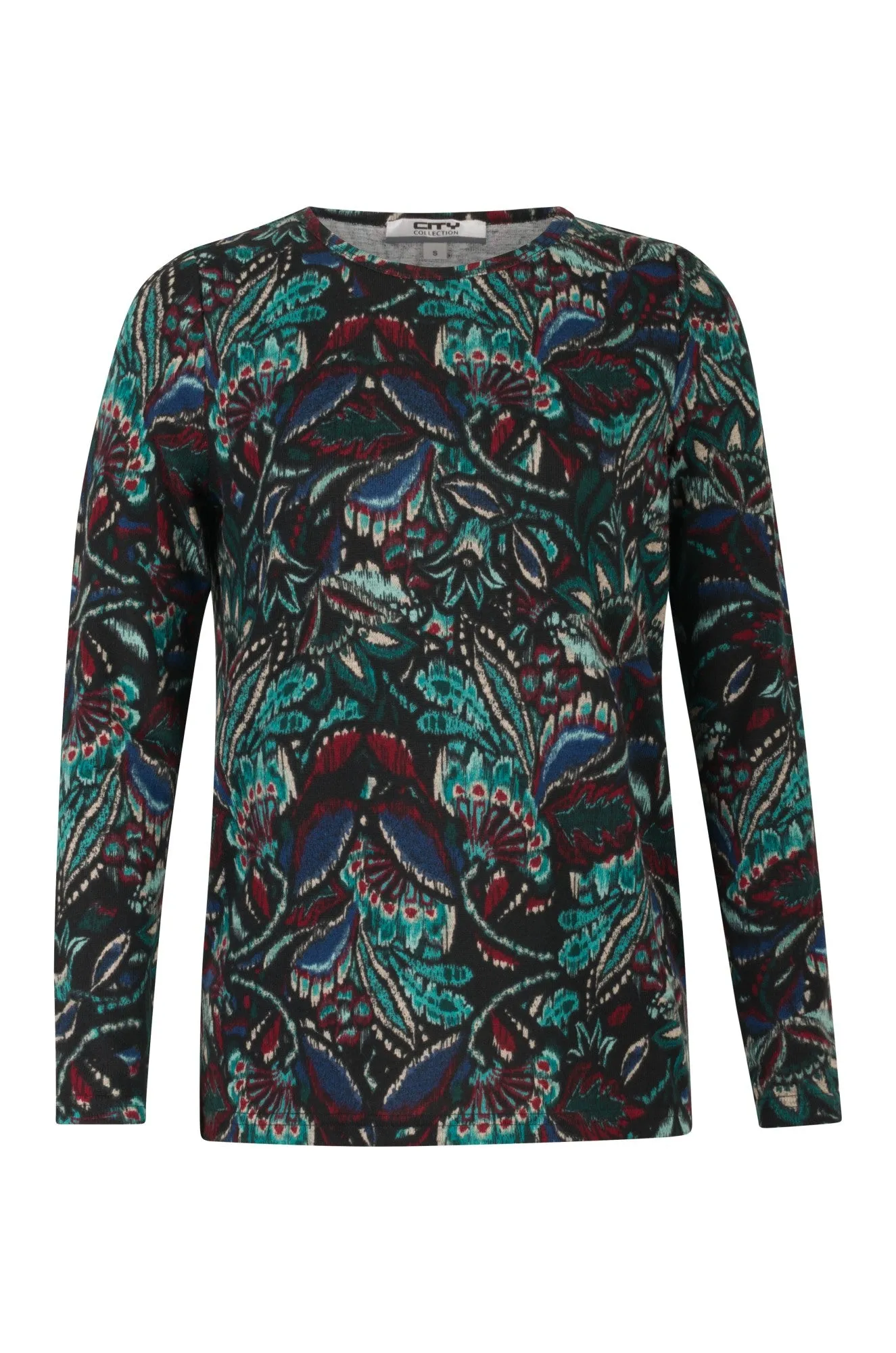 Top | Jade Blue Garden | 7891B1 FadeResistant Color Inner Glow