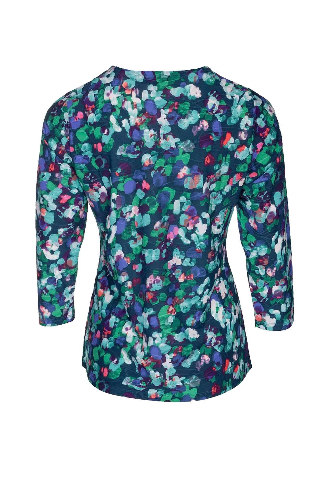 NoSlipWaistband casual sneakers Top | Lagoon Multi Spot | 9121B1