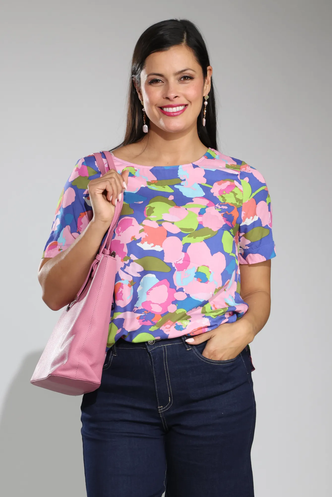 Spring Glow Top | Lavender Bouquet | 3338C1